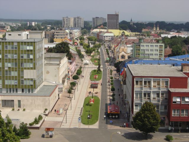 Námestie v Michalovciach